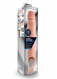 Телесная насадка на пенис 11.5 Inch Cock Sheath Penis Extender - 29,2 см. - Blush Novelties - в Арзамасе купить с доставкой