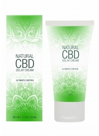 Крем-пролонгатор Natural CBD Delay Cream - 50 мл. - Shots Media BV - купить с доставкой в Арзамасе