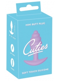 Фиолетовая анальная втулка Mini Butt Plug - 7,5 см. - Orion