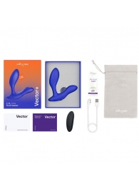 Синий анальный вибратор We-Vibe Vector+ - We-vibe - в Арзамасе купить с доставкой