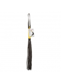 Черная плеть с желтой рукоятью Boundless Flogger - 69,25 см. - California Exotic Novelties - купить с доставкой в Арзамасе