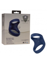 Синее эрекционное виброкольцо Rechargeable Max Dual Ring - California Exotic Novelties - в Арзамасе купить с доставкой