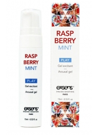 Возбуждающий гель Raspberry Mint с ароматом малины и мяты - 15 мл. - Exsens - купить с доставкой в Арзамасе