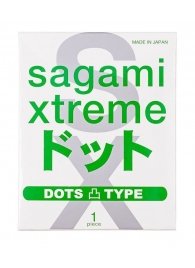 Презерватив Sagami Xtreme Type-E с точками - 1 шт. - Sagami - купить с доставкой в Арзамасе