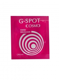 Стимулирующий интимный крем для женщин Cosmo G-spot - 2 гр. - Биоритм - купить с доставкой в Арзамасе