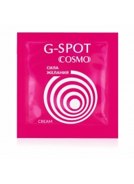 Стимулирующий интимный крем для женщин Cosmo G-spot - 2 гр. - Биоритм - купить с доставкой в Арзамасе