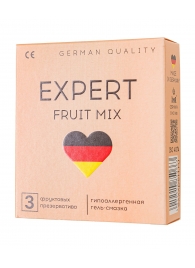 Ароматизированные презервативы EXPERT Fruit Mix - 3 шт. - Expert - купить с доставкой в Арзамасе