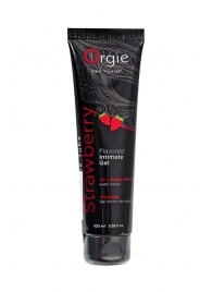 Интимный гель на водной основе Lube Tube Strawberry с клубничным вкусом - 100 мл. - ORGIE - купить с доставкой в Арзамасе