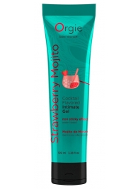 Съедобный интимный гель Orgie Lube Tube Cocktail Strawberry Mojito - 100 мл. - ORGIE - купить с доставкой в Арзамасе