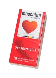 Презервативы Masculan Sensitive plus - 10 шт. - Masculan - купить с доставкой в Арзамасе