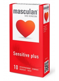 Презервативы Masculan Sensitive plus - 10 шт. - Masculan - купить с доставкой в Арзамасе