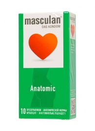 Презервативы анатомической формы Masculan Anatomic - 10 шт. - Masculan - купить с доставкой в Арзамасе