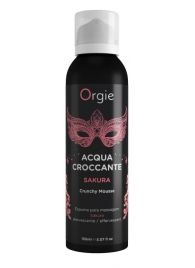 Хрустящая пенка для массажа Orgie Acqua Croccante Sakura с ароматом сакуры - 150 мл. - ORGIE - купить с доставкой в Арзамасе
