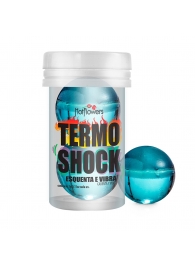 Интимный гель Termo Shock Hot Ball с разогревающе-покалывающим эффектом (2 шарика по 3 гр.) - HotFlowers - купить с доставкой в Арзамасе