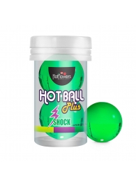 Лубрикант на силиконовой основе Hot Ball Plus с покалывающим эффектом (2 шарика по 3 гр.) - HotFlowers - купить с доставкой в Арзамасе