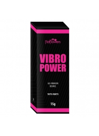 Жидкий вибратор Vibro Power со вкусом тутти-фрутти - 15 гр. - HotFlowers - купить с доставкой в Арзамасе