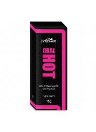 Гель для оральных ласк Oral Hot с согревающим эффектом - 15 гр. - HotFlowers - купить с доставкой в Арзамасе