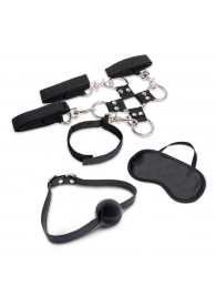 Набор для фиксации из 7 предметов Hogtie   Ball Gag Kit - Lux Fetish - купить с доставкой в Арзамасе