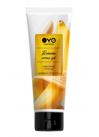 Лубрикант на водной основе OYO Aroma Gel Banana с ароматом банана - 75 мл. - OYO - купить с доставкой в Арзамасе