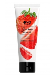 Лубрикант на водной основе OYO Aroma Gel Strawberry с ароматом клубники - 75 мл. - OYO - купить с доставкой в Арзамасе