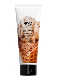 Лубрикант на водной основе OYO Aroma Gel Ice Cream с ароматом пломбира - 75 мл. - OYO - купить с доставкой в Арзамасе