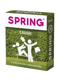 Классические презервативы SPRING CLASSIC - 3 шт. - SPRING - купить с доставкой в Арзамасе