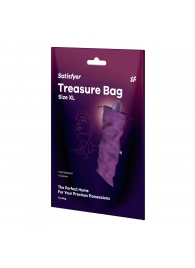 Фиолетовый мешочек для хранения игрушек Treasure Bag XL - Satisfyer - купить с доставкой в Арзамасе