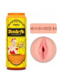 Телесный мастурбатор-вагина Pleasure Brew Masturbator-Blond Ale в банке - Lovetoy - в Арзамасе купить с доставкой