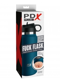 Мастурбатор-вагина в синей колбе F*ck Flask - Pipedream - в Арзамасе купить с доставкой