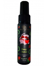 Спрей для горла Deep Throat с десенсибилизирующим эффектом и вкусом клубники - 50 мл. - БиоМед - купить с доставкой в Арзамасе