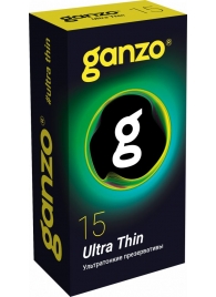 Прозрачные ультратонкие презервативы Ganzo Ultra thin - 15 шт. - Ganzo - купить с доставкой в Арзамасе