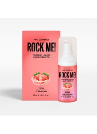 Жидкий вибратор Nuei Rock Me! с ароматом клубники - 20 мл. - Nuei cosmetics - купить с доставкой в Арзамасе