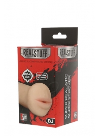 Нежный мастурбатор-ротик REALSTUFF 5INCH MASTURBATOR BJ - Dream Toys - в Арзамасе купить с доставкой