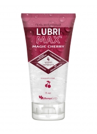 Интимный гель-смазка на водной основе Lubrimax Magic Cherry - 75 мл. - ИнтелБИО - купить с доставкой в Арзамасе