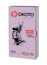 Презервативы OKOTO Mega Mix - 12 шт. - Sitabella - купить с доставкой в Арзамасе