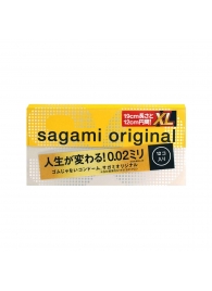 Презервативы увеличенного размера Sagami Original 0.02 XL-size - 12 шт. - Sagami - купить с доставкой в Арзамасе