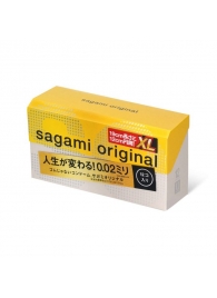 Презервативы увеличенного размера Sagami Original 0.02 XL-size - 12 шт. - Sagami - купить с доставкой в Арзамасе