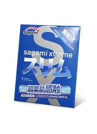 Презерватив Sagami Xtreme FEEL FIT 3D - 1 шт. - Sagami - купить с доставкой в Арзамасе