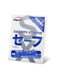 Презерватив Sagami Xtreme Ultrasafe с двойным количеством смазки - 1 шт. - Sagami - купить с доставкой в Арзамасе