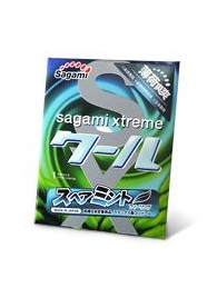 Презерватив Sagami Xtreme Mint с ароматом мяты - 1 шт. - Sagami - купить с доставкой в Арзамасе