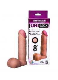 Фаллическая насадка для страпона UNICOCK 8  - 20 см. - LOVETOY (А-Полимер) - купить с доставкой в Арзамасе