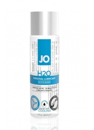 Охлаждающий лубрикант на водной основе JO Personal Lubricant H2O COOLING - 60 мл. - System JO - купить с доставкой в Арзамасе