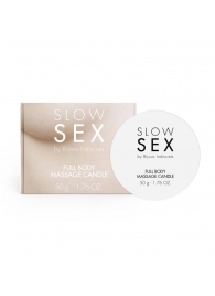 Массажная свеча для всего тела Slow Sex - 50 гр. - Bijoux Indiscrets - купить с доставкой в Арзамасе