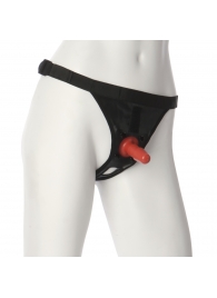 Трусики со штырьком для фиксации насадок Ultra Harness with Plug - Doc Johnson - купить с доставкой в Арзамасе