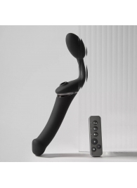 Черный безремневой вибрострапон Strap-On-Me Multi Orgasm Size XL - Strap-on-me купить в Арзамасе с доставкой в Orgasmix.ru Черный безремневой вибрострапон Strap-On-Me Multi Orgasm Size XL - Strap-on-me - купить с доставкой в Арзамасе