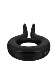 Черное эрекционное кольцо Marry Me Rechargeable Vibrating Cockring - Adrien Lastic - в Арзамасе купить с доставкой
