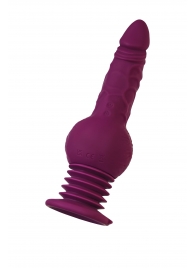 Фиолетовая мини-машина для секса Striker с пультом ДУ - 23,5 см. - ToyFa - купить с доставкой в Арзамасе Фиолетовая мини-машина для секса Striker с пультом ДУ - 23,5 см. - ToyFa - купить с доставкой в Арзамасе