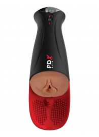Мастурбатор-вагина в колбе с вибрацией Fuck-O-Matic Pro XL - Pipedream - в Арзамасе купить с доставкой