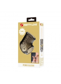 Дымчатая насадка на пенис и мошонку - Baile - в Арзамасе купить с доставкой