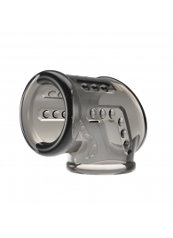 Дымчатая насадка на пенис и мошонку - Baile - в Арзамасе купить с доставкой